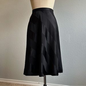 Vintage Striped Silk Talbots Skirt